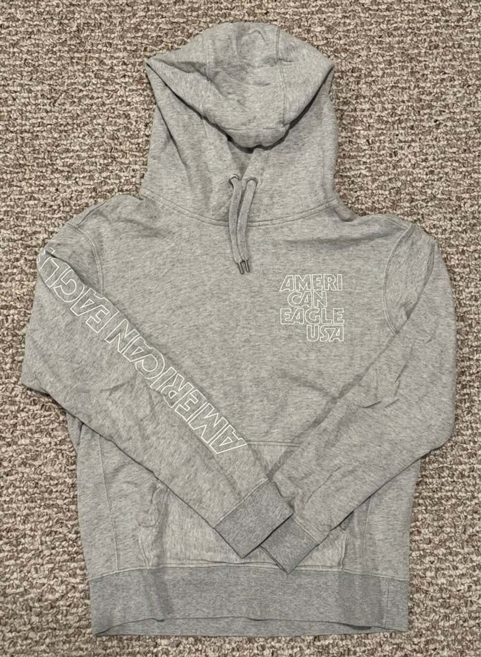 Gray American Eagle Hoodie Size XS